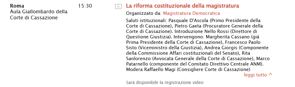 La riforma costituzionale della magistratura